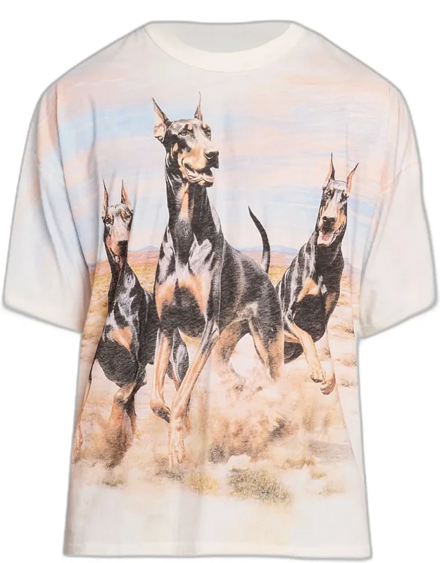 Western Doberman T-shirt
