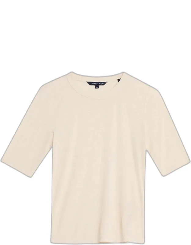 Knit Elbow-sleeve Tee