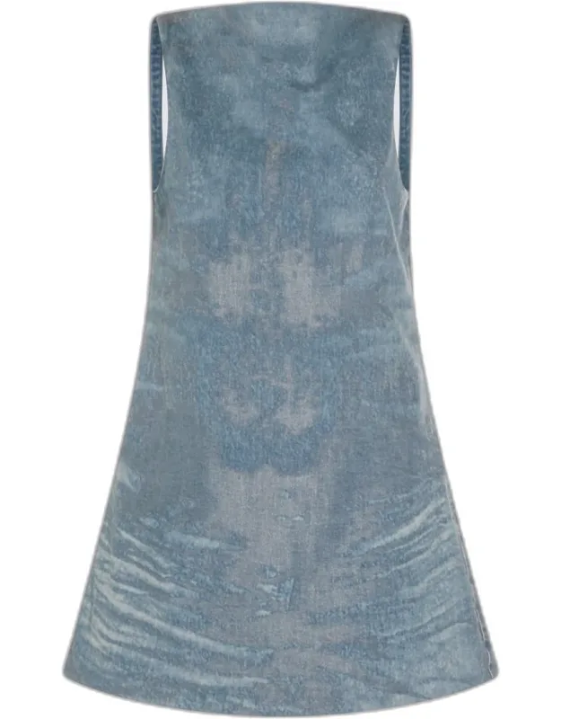 Cotton Denim Dress