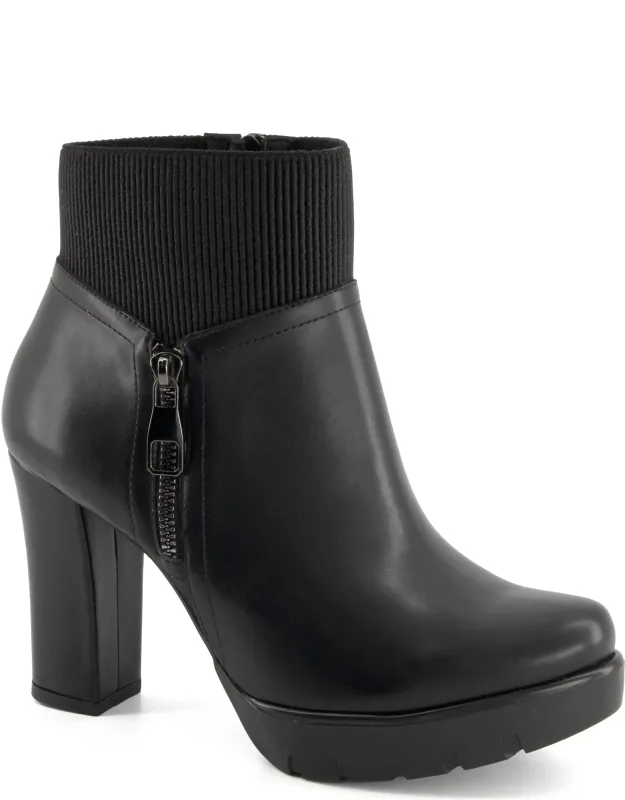 Heeled Loafer Boots