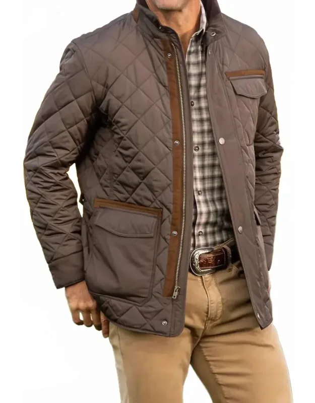 Adventurer Diamond Quilted Nylon Jacket
