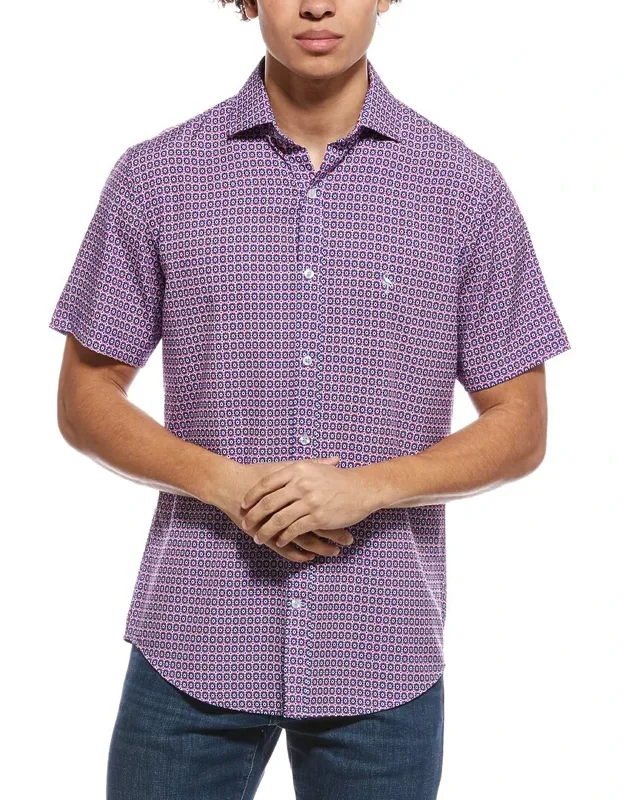 Moroccan Tile Printed Performance Shirt