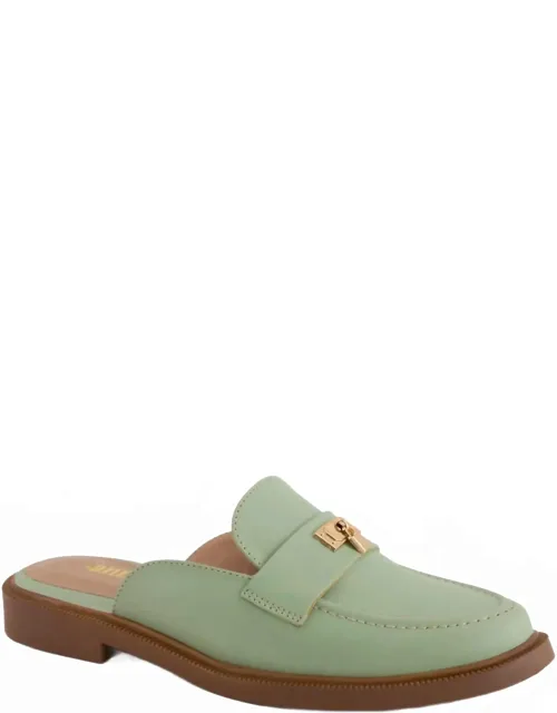 Flat Moccasin Mules