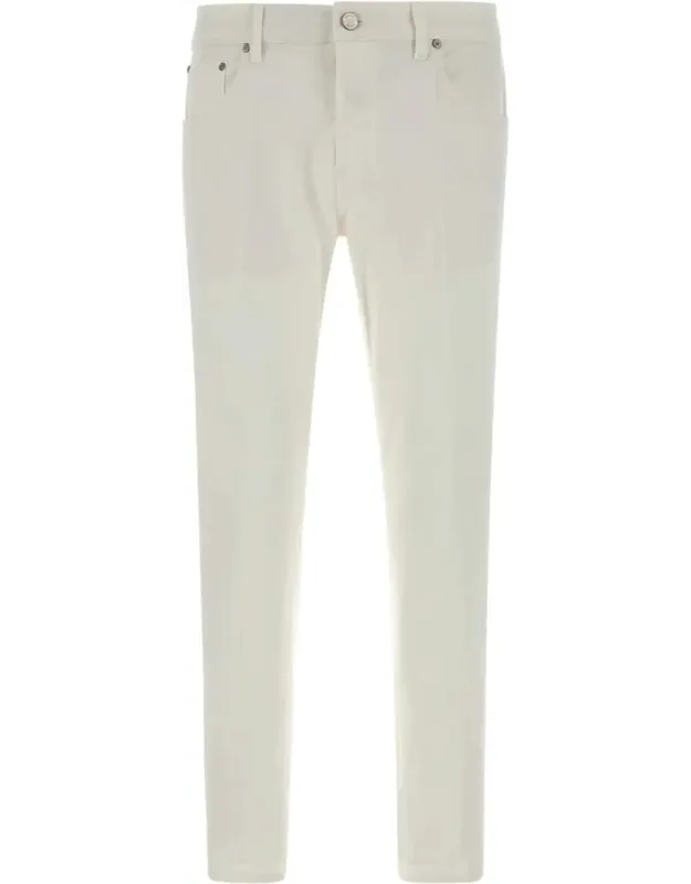 White Stretch Denim Jeans