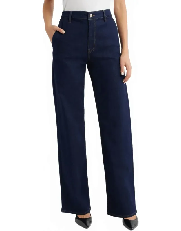 Straight Trouser Pant - High-rise, Comfortable Fit