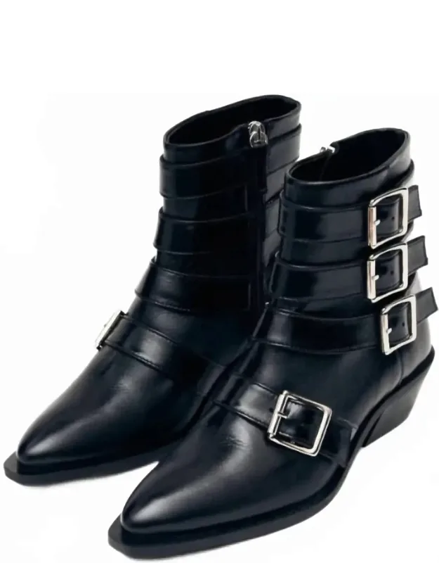 Eras Leather Ankle Boots