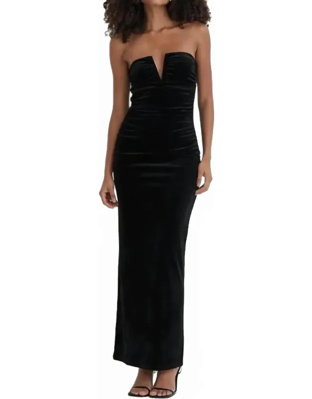 Ailsa Velvet Maxi Dress