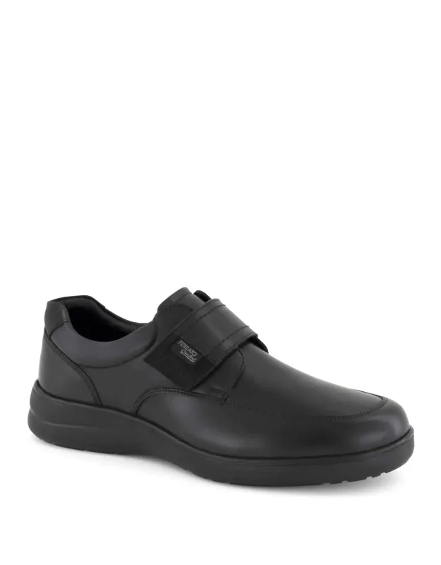 Flat Base Leather Round Toe Shoes