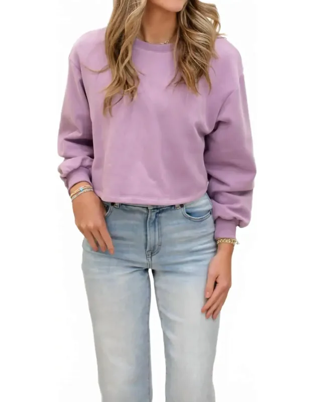 Back Bow Long Sleeve Knit Sweater