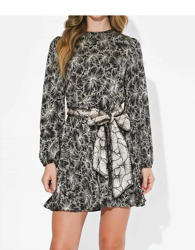 Pleated Mini Dress