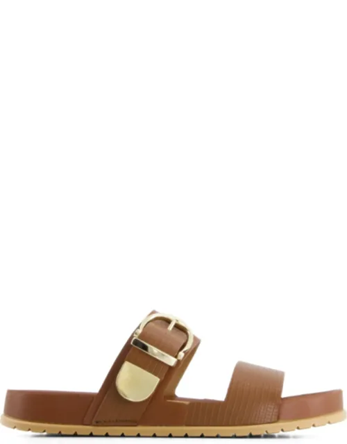 Double Strap Footbed Sandals