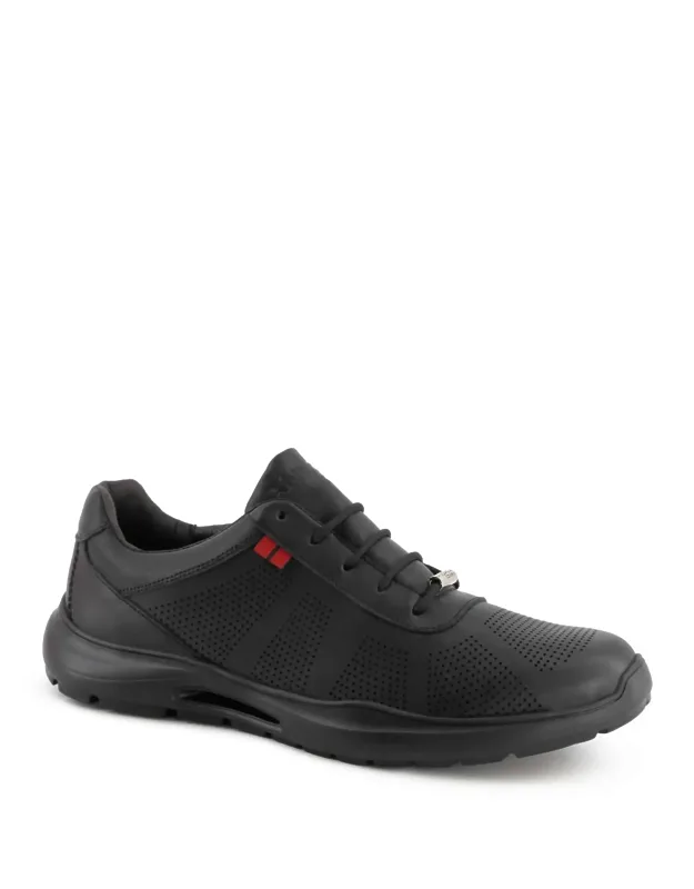 Leather Upper Rubber Sole Oxford Shoes