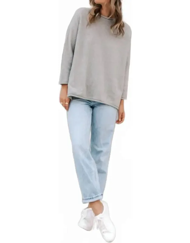 Cozy Side Slit Sweater