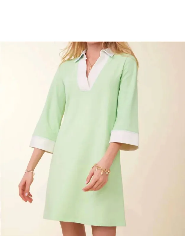 Jersey 3/4 Sleeve Dress