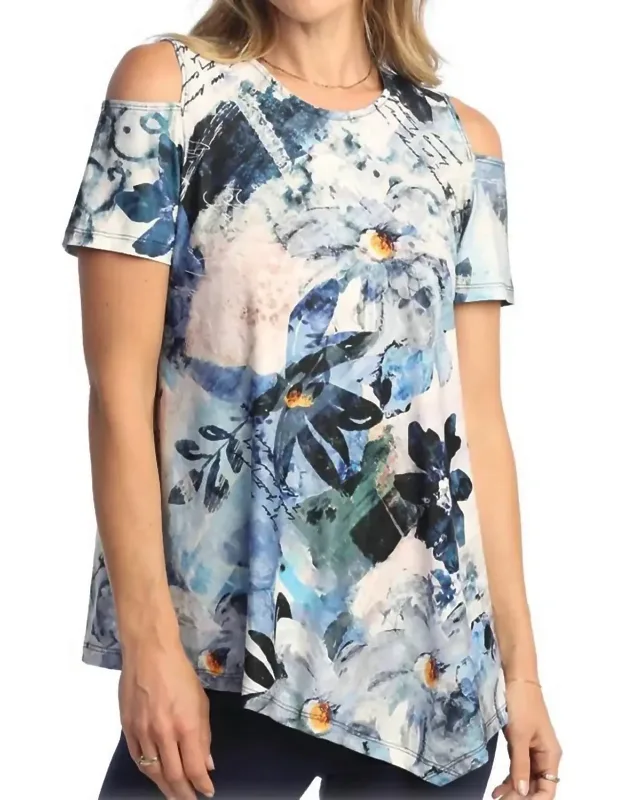 Cold Shoulder Asymmetric Top