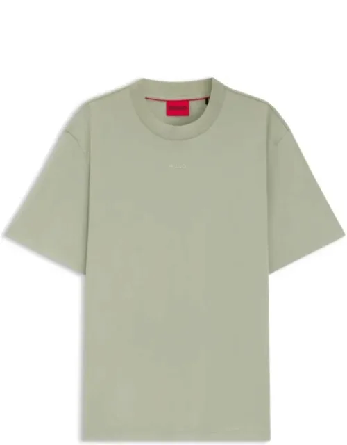 _logo-print T-shirt In Cotton Jersey, Relaxed-fit, Weighty Feel_