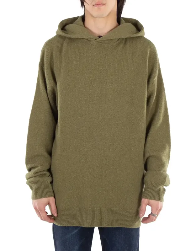 Hooded Cashmere Blend Jumper