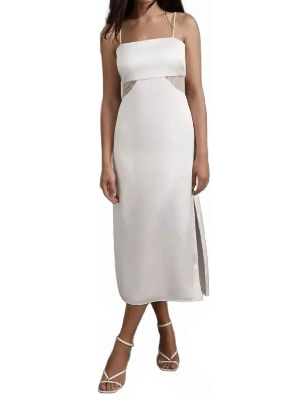 Lace Cutout Midi Dress