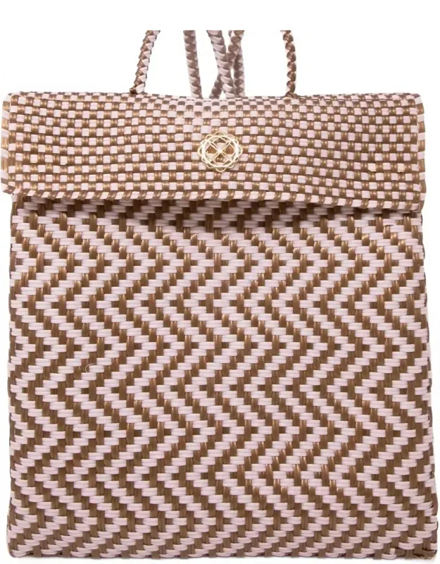 Handmade Chevron Backpack
