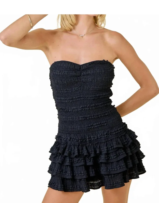 Ruffle Romper Dress