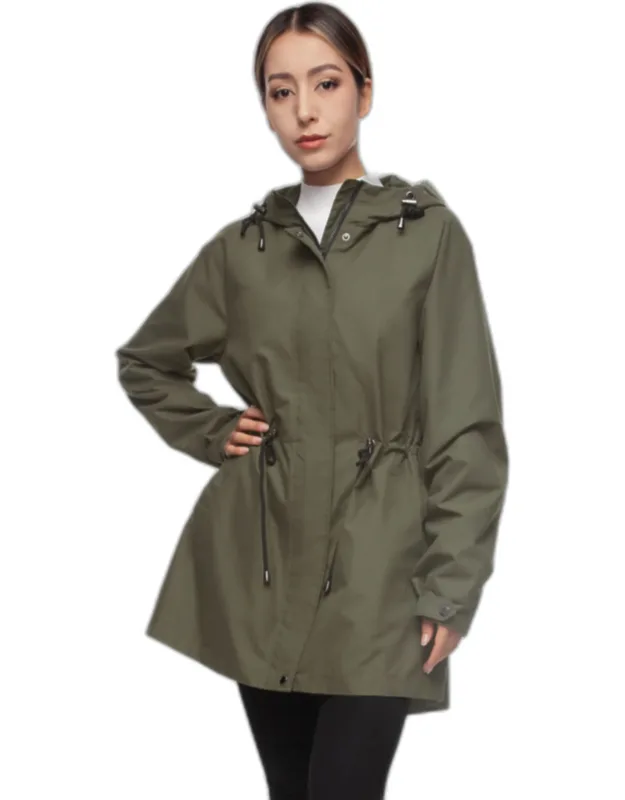 Trench Coat Windbreaker Jacket