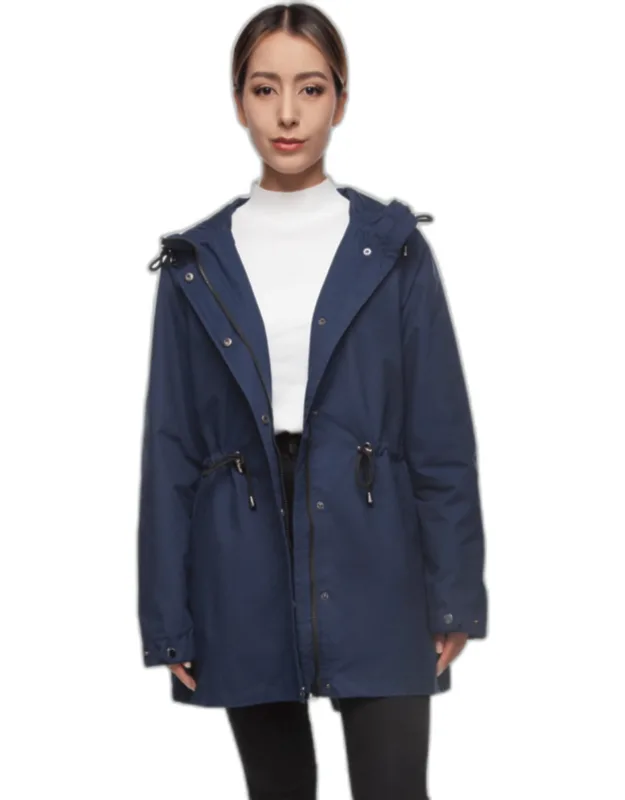 Trench Coat Windbreaker Jacket