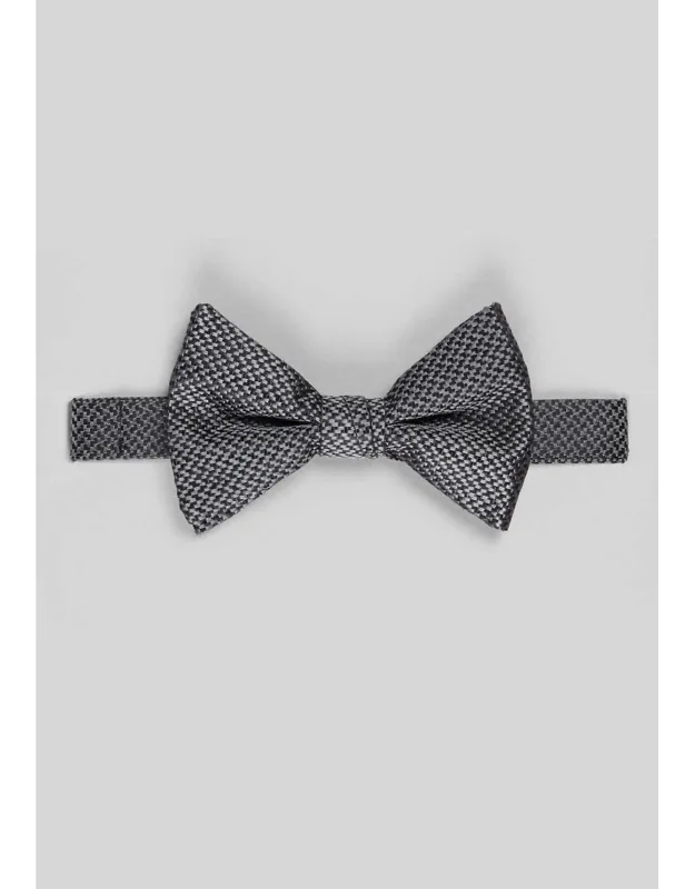 Satiny Natte Solid Big Bow Tie