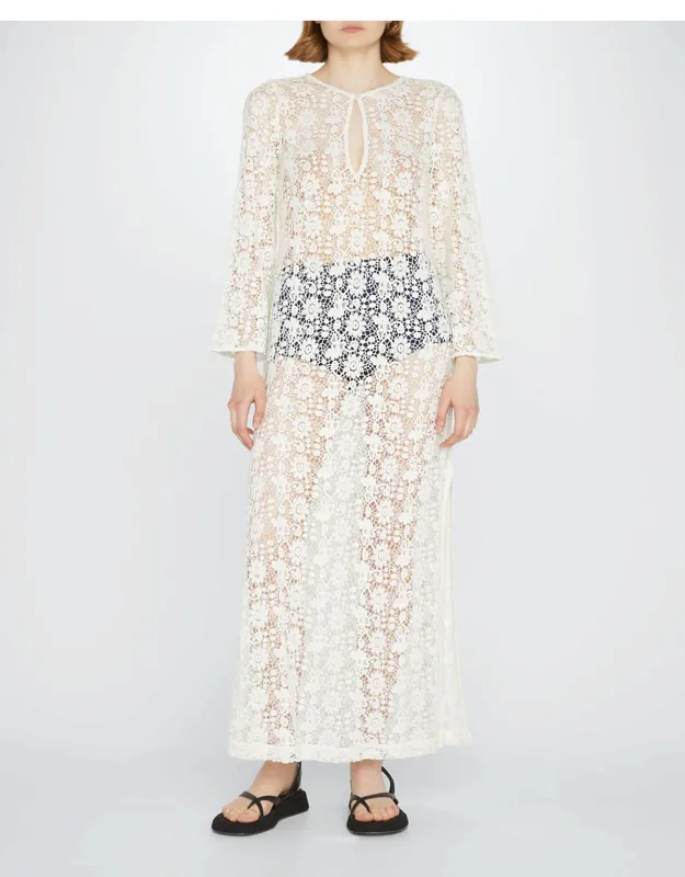 Floral Lace Maxi Dress