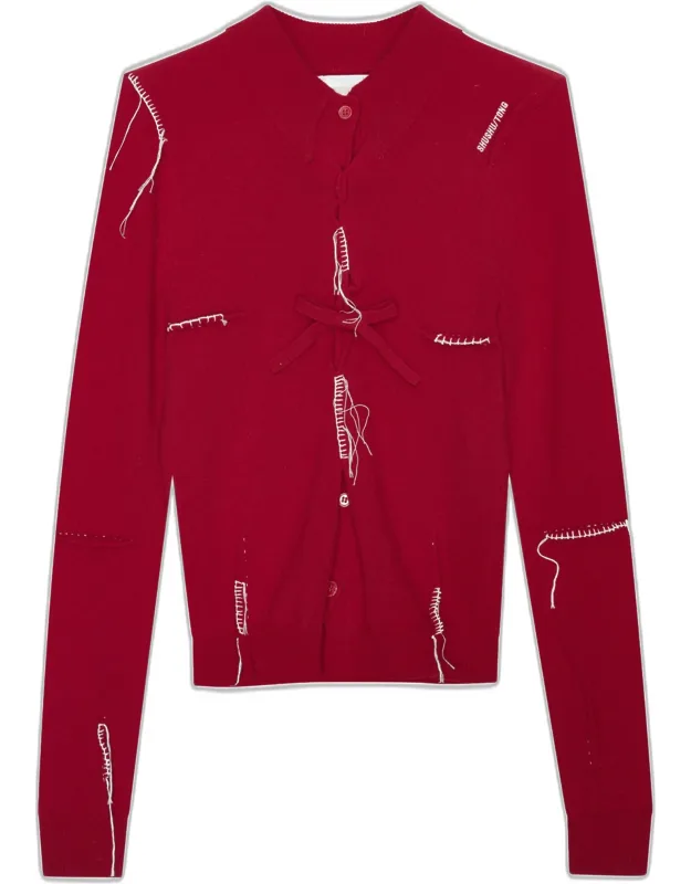 Top With Pleats And Embroidery