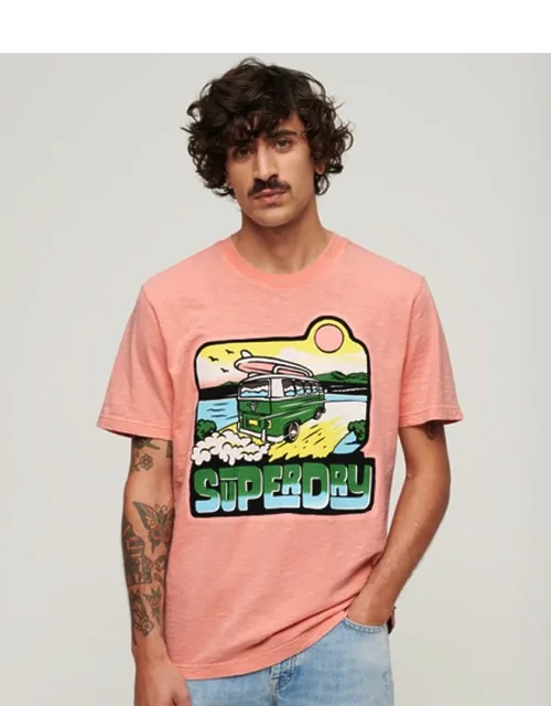Neon Travel Graphic Loose T-shirt