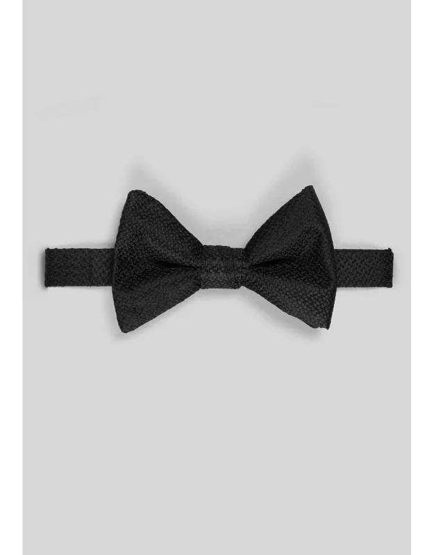 Satiny Natte Solid Big Bow Tie