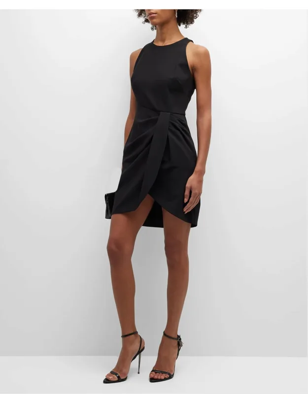 Draped Sleeveless Dress