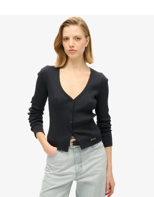 Essential Button Through Long Sleeve Top
