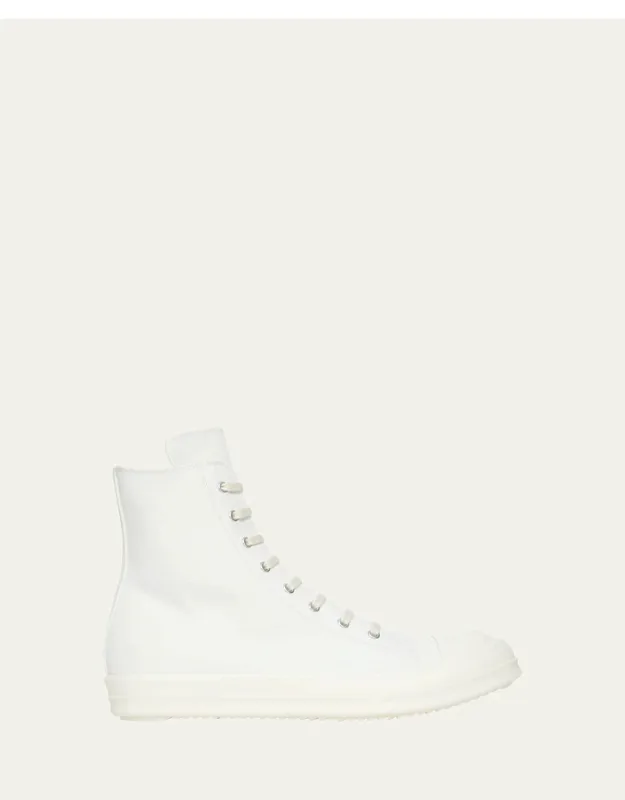 Sneaks Cap-toe Canvas High-top Sneakers