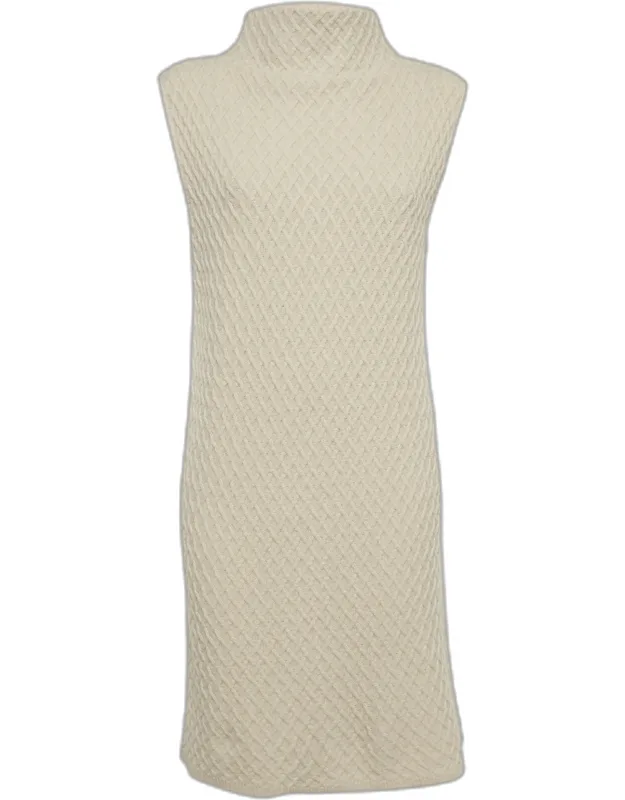 Wool Blend Sleeveless Dress