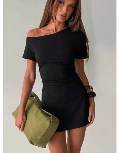 Avriana Off Shoulder T-shirt Mini Dress