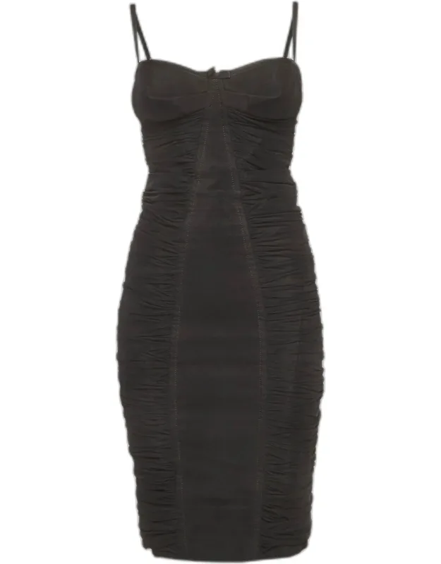 Tulle Ruched Bodycon Dress