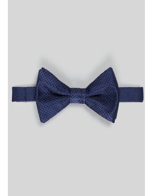 Satiny Natte Solid Big Bow Tie