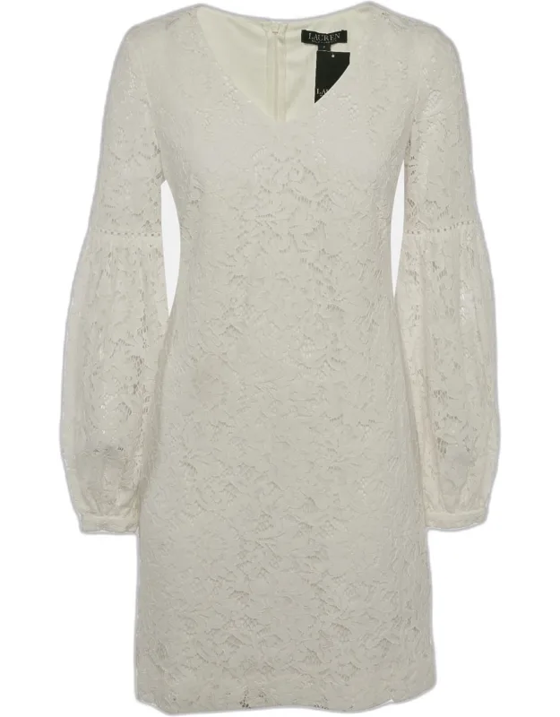 Guipure Lace Mini Dress
