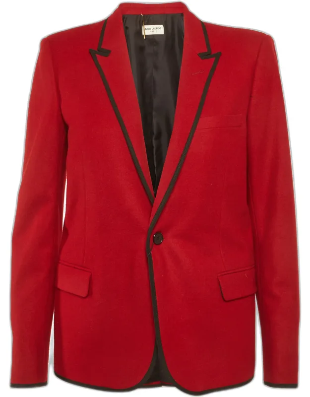 Wool Felt Tailored Blazer