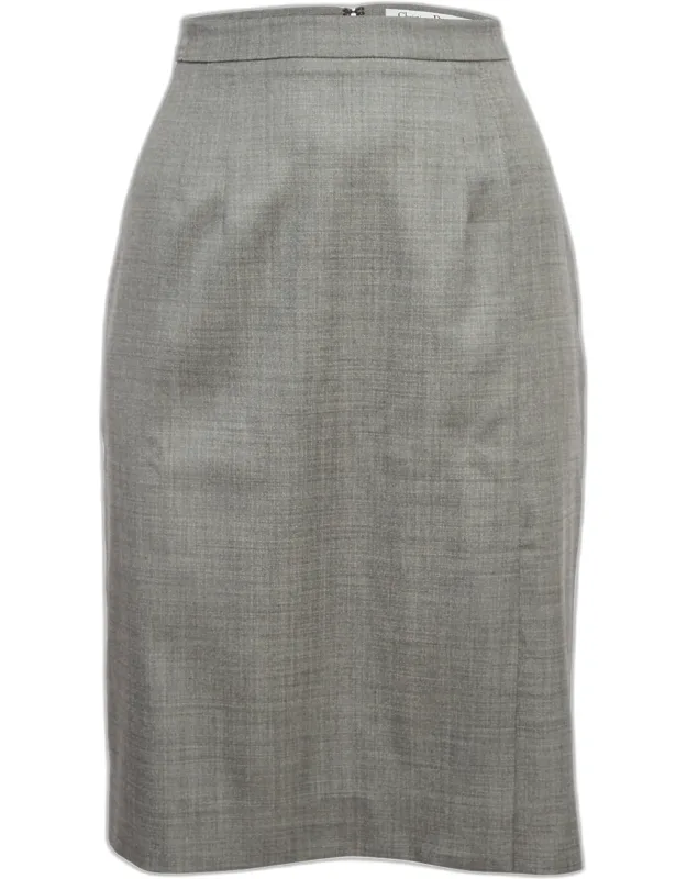 Wool Pencil Skirt