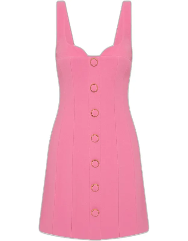 Panelled A-line Mini Dress