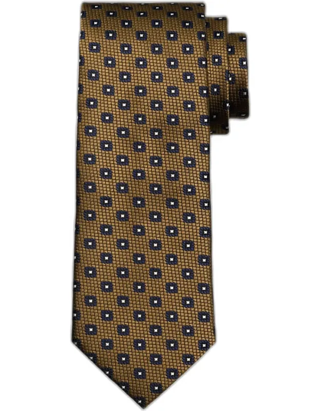 Woven Floral Silk Tie
