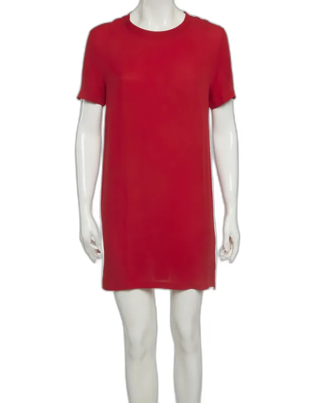 Mini Dress In Fluid Silk