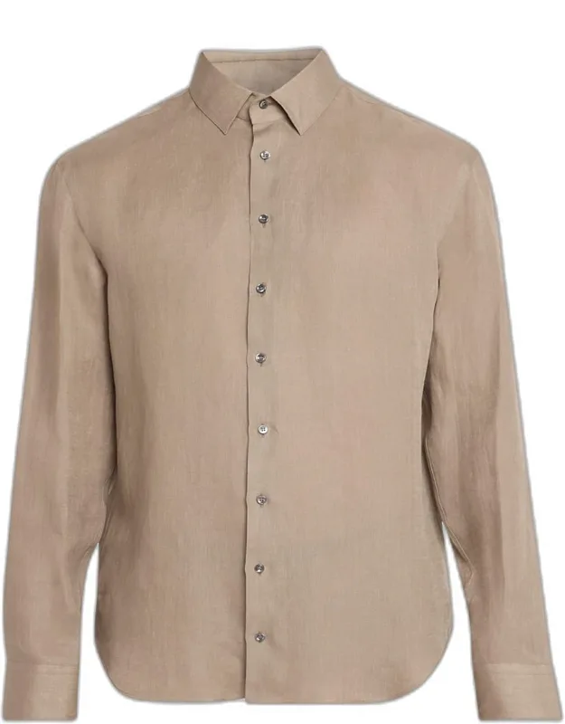 Linen Button-down Shirt