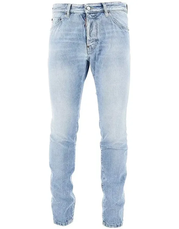 Distressed Denim Teddy Jeans