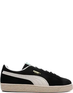 Suede-leather Low-top Sneakers