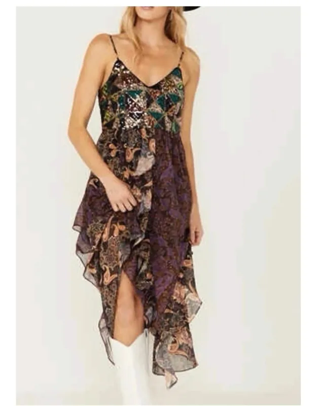 Mixed Patch Dress