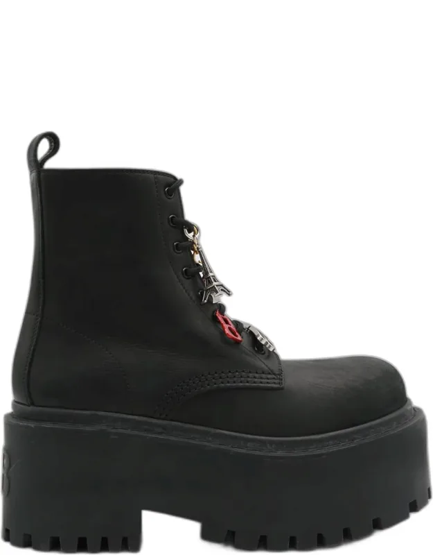Leather Strike Boots