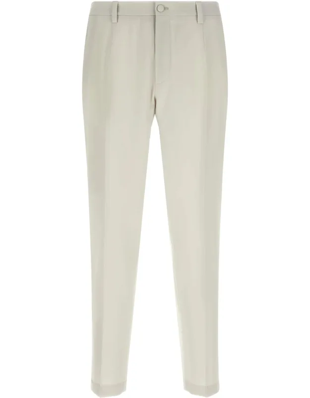 Poplin Wool Pants